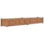 Arriate elevado madera maciza de teca 200x30x25 cm de vidaXL, Maceteros y jardineras - Ref: Foro24-48970, Precio: 160,99 €, D...