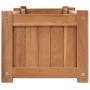 Arriate elevado madera maciza de teca 200x30x25 cm de vidaXL, Maceteros y jardineras - Ref: Foro24-48970, Precio: 160,99 €, D...