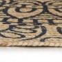 Handwoven jute rug with dark blue print 90 cm by vidaXL, Rugs - Ref: Foro24-133701, Price: 28,99 €, Discount: %