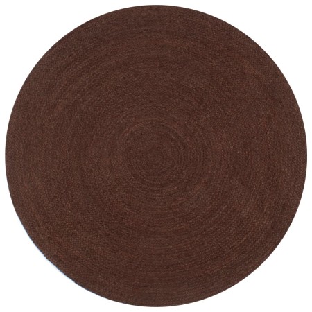 Brown Round Handwoven Jute Rug 120cm by vidaXL, Rugs - Ref: Foro24-133672, Price: 42,63 €, Discount: %