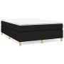 Black fabric bed frame 140x200 cm by vidaXL, Beds and slatted bases - Ref: Foro24-3120963, Price: 117,99 €, Discount: %