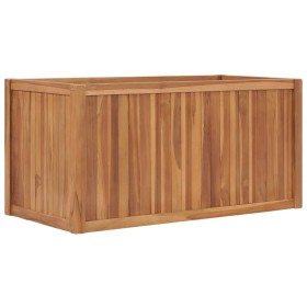 Hochbeet aus massivem Teakholz, 100 x 50 x 50 cm von vidaXL, Töpfe und Pflanzgefäße - Ref: Foro24-48971, Preis: 161,99 €, Rab...