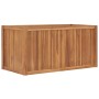 Arriate elevado madera maciza de teca 100x50x50 cm de vidaXL, Maceteros y jardineras - Ref: Foro24-48971, Precio: 161,99 €, D...