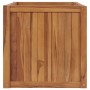 Arriate elevado madera maciza de teca 100x50x50 cm de vidaXL, Maceteros y jardineras - Ref: Foro24-48971, Precio: 161,99 €, D...