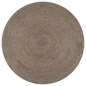 Gray Round Handwoven Jute Rug 120cm by vidaXL, Rugs - Ref: Foro24-133663, Price: 47,99 €, Discount: %