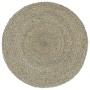 Placemat 6 units plain round gray jute 38 cm by vidaXL, Placemats - Ref: Foro24-133839, Price: 32,99 €, Discount: %