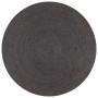 Gray Round Handwoven Jute Rug 150cm by vidaXL, Rugs - Ref: Foro24-133667, Price: 67,57 €, Discount: %