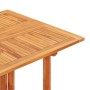 7-teilige klappbare Garten-Essgarnitur aus massivem Teakholz von vidaXL, Gartensets - Ref: Foro24-49001, Preis: 461,03 €, Rab...