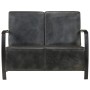 Gray genuine leather aged 2-seater sofa by vidaXL, Armchairs - Ref: Foro24-321866, Price: 342,99 €, Discount: %