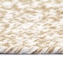 White and natural handwoven jute rug 120 cm by vidaXL, Rugs - Ref: Foro24-133723, Price: 42,71 €, Discount: %