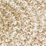 White and natural handwoven jute rug 120 cm by vidaXL, Rugs - Ref: Foro24-133723, Price: 42,71 €, Discount: %