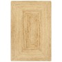 Alfombra de yute tejida a mano natural 120x180 cm de vidaXL, Alfombras - Ref: Foro24-133729, Precio: 66,76 €, Descuento: %