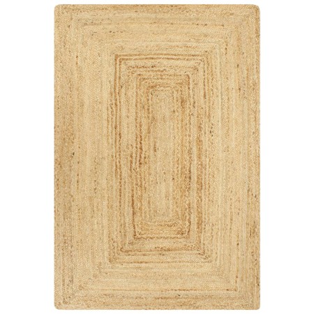 Natural hand-woven jute rug 120x180 cm by vidaXL, Rugs - Ref: Foro24-133729, Price: 78,13 €, Discount: %