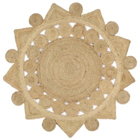 Handmade braided jute rug 120 cm by vidaXL, Rugs - Ref: Foro24-133714, Price: 38,38 €, Discount: %