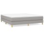 Light gray fabric bed frame 180x200 cm by vidaXL, Beds and slatted bases - Ref: Foro24-3120630, Price: 110,40 €, Discount: %