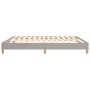 Estructura de cama gris claro tela 180x200 cm de vidaXL, Camas y somieres - Ref: Foro24-3120630, Precio: 110,40 €, Descuento: %