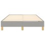 Estructura de cama de tela gris claro 120x200 cm de vidaXL, Camas y somieres - Ref: Foro24-3120598, Precio: 106,48 €, Descuen...