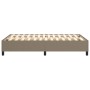 Estructura de cama de tela gris taupe 120x200 cm de vidaXL, Camas y somieres - Ref: Foro24-3120850, Precio: 141,06 €, Descuen...