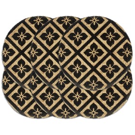 Round placemats 4 pcs black jute 38 cm by vidaXL, Placemats - Ref: Foro24-133869, Price: 30,99 €, Discount: %