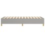 Light gray fabric bed frame 90x200 cm by vidaXL, Beds and slatted bases - Ref: Foro24-3120929, Price: 87,99 €, Discount: %