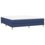 Blue fabric bed frame 160x200 cm by vidaXL, Beds and slatted bases - Ref: Foro24-3120628, Price: 101,46 €, Discount: %