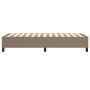 Taupe gray fabric bed frame 80x200 cm by vidaXL, Beds and slatted bases - Ref: Foro24-3120818, Price: 110,62 €, Discount: %