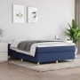 Blue fabric bed frame 140x190 cm by vidaXL, Beds and slatted bases - Ref: Foro24-3120959, Price: 128,56 €, Discount: %