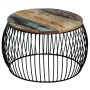 Round coffee table made of recycled solid wood 68x37 cm by vidaXL, Coffee table - Ref: Foro24-243300, Price: 108,46 €, Discou...