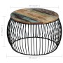 Round coffee table made of recycled solid wood 68x37 cm by vidaXL, Coffee table - Ref: Foro24-243300, Price: 108,46 €, Discou...