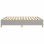 Light gray fabric bed frame 160x200 cm by vidaXL, Beds and slatted bases - Ref: Foro24-3120969, Price: 142,27 €, Discount: %