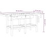 Workbench with drawers and screws, wooden bench 192x62x83 cm. by vidaXL, Work tables - Ref: Foro24-153325, Price: 277,94 €, D...