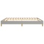 Light gray fabric bed frame 160x200 cm by vidaXL, Beds and slatted bases - Ref: Foro24-3120622, Price: 108,13 €, Discount: %