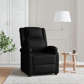 Sillón reclinable de cuero sintético negro de vidaXL, Sillones - Ref: Foro24-322436, Precio: 213,99 €, Descuento: %