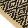 Hand-woven leather and cotton chindi rug 160x230 cm black by vidaXL, Rugs - Ref: Foro24-133987, Price: 61,81 €, Discount: %