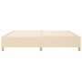 Estructura de cama de tela color crema 200x200 cm de vidaXL, Camas y somieres - Ref: Foro24-3120990, Precio: 130,98 €, Descue...