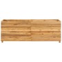 Raised flowerbed in recycled teak wood and steel 150x40x55 cm by vidaXL, Pots and planters - Ref: Foro24-47426, Price: 241,99...