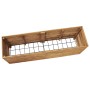 Raised flowerbed in recycled teak wood and steel 150x40x55 cm by vidaXL, Pots and planters - Ref: Foro24-47426, Price: 241,99...