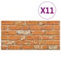 3D wall panels light brown brick design 11 pcs EPS by vidaXL, Wall covering - Ref: Foro24-147198, Price: 179,55 €, Discount: %