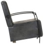 Sillón de cuero auténtico gris envejecido de vidaXL, Sillones - Ref: Foro24-321865, Precio: 196,99 €, Descuento: %