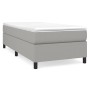 Estructura de cama de tela gris claro 90x190 cm de vidaXL, Camas y somieres - Ref: Foro24-3120822, Precio: 100,13 €, Descuent...