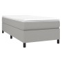 Estructura de cama de tela gris claro 90x190 cm de vidaXL, Camas y somieres - Ref: Foro24-3120822, Precio: 100,13 €, Descuent...