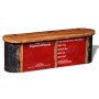 Recycled solid wood storage bench by vidaXL, Banks - Ref: Foro24-241633, Price: 259,24 €, Discount: %