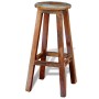 Solid recycled wood bar stool by vidaXL, Kitchen stools - Ref: Foro24-241647, Price: 137,29 €, Discount: %