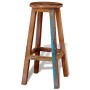 Solid recycled wood bar stool by vidaXL, Kitchen stools - Ref: Foro24-241647, Price: 137,29 €, Discount: %