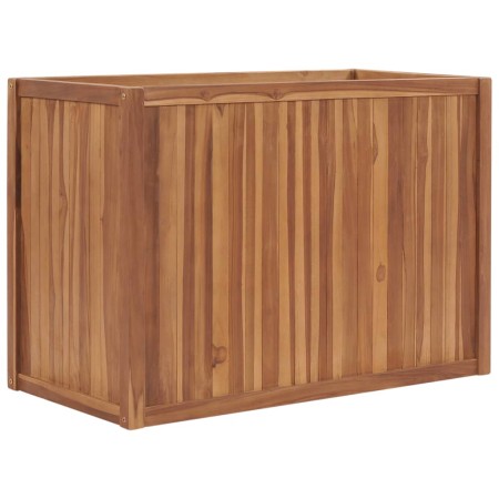 Hochbeet aus massivem Teakholz, 100 x 50 x 70 cm von vidaXL, Töpfe und Pflanzgefäße - Ref: Foro24-48972, Preis: 195,72 €, Rab...