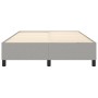 Estructura de cama de tela gris claro 140x200 cm de vidaXL, Camas y somieres - Ref: Foro24-3120862, Precio: 128,64 €, Descuen...