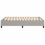 Estructura de cama de tela gris claro 140x200 cm de vidaXL, Camas y somieres - Ref: Foro24-3120862, Precio: 128,64 €, Descuen...