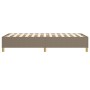 Taupe gray fabric bed frame 80x200 cm by vidaXL, Beds and slatted bases - Ref: Foro24-3120917, Price: 107,52 €, Discount: %