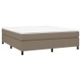 Estructura de cama de tela gris taupe 180x200 cm de vidaXL, Camas y somieres - Ref: Foro24-3120882, Precio: 153,62 €, Descuen...