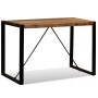 Mesa de comedor de madera maciza reciclada 120 cm de vidaXL, Mesas de cocina y de comedor - Ref: Foro24-243998, Precio: 267,8...